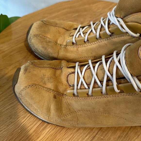 Timberland Women's Tan Leather Lace Up Outdoor Hiking Boots Size 9M - Picture 4 of 9